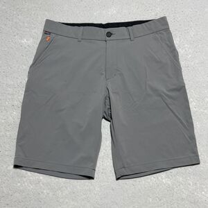KJUS Shorts Men's Size 34 Gray Performance Golf Casual Pockets Inseam 10 in